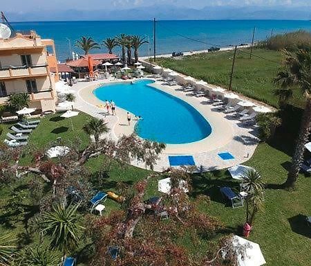 Ninos On The Beach Hotel Roda (Corfu) Exterior foto
